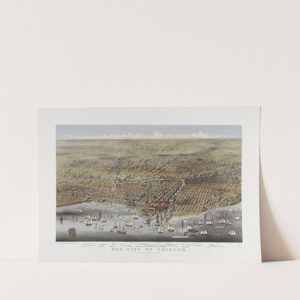 The City of Chicago (1874) by Currier & Ives.