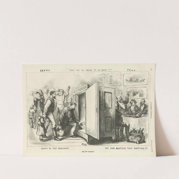 The city treasury (1871) by Thomas Nast