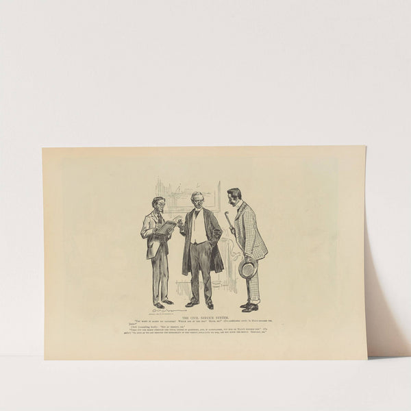 The civil service system (1893-1900) by Charles Dana Gibson