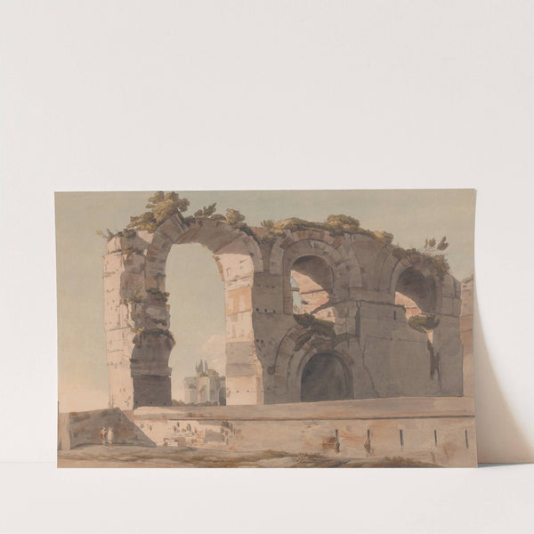 The Claudian Aquaduct, Rome by Francis Towne