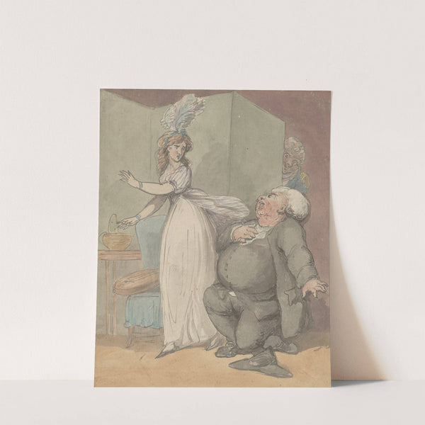 The cleric's proposal by Thomas Rowlandson
