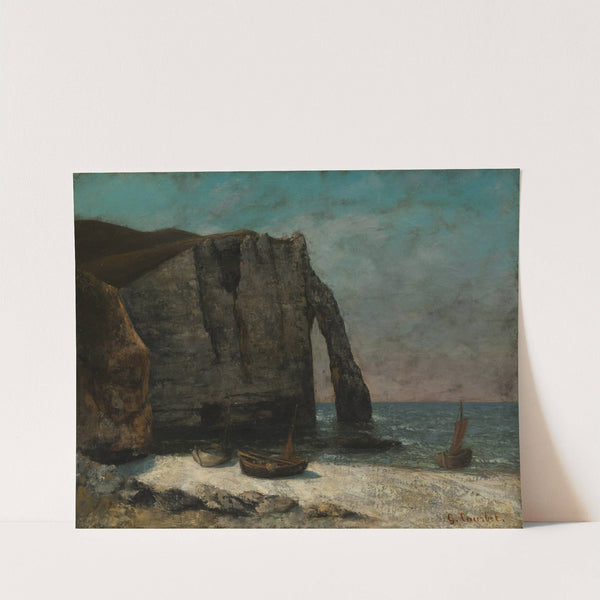 The Cliff at Étretat (after 1872) by Gustave Courbet