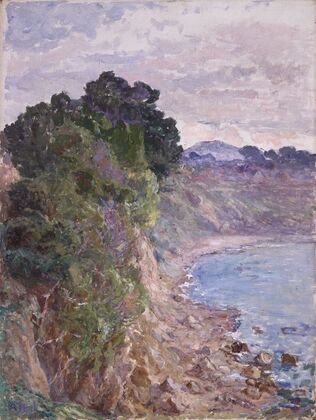 The cliff coast of Sanary (Provence)