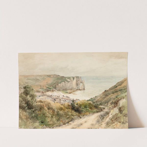 The Cliffs at Etretat (1884) by James David Smillie