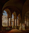The cloister of Santa Maria del Paradiso, Viterbo