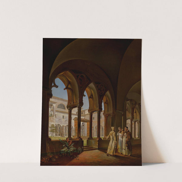 The cloister of Santa Maria del Paradiso, Viterbo by Ditlev Martens