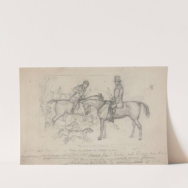 The Close of the Season by John Leech