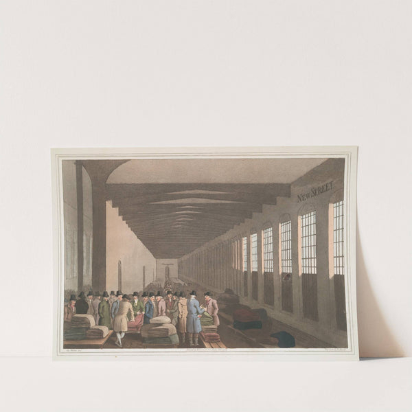 The cloth hall, Plate 28 by George Walker