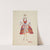 The Clown Prince: red apron dress with white puffed sleeves (1934-1943) by Blanche Morgan