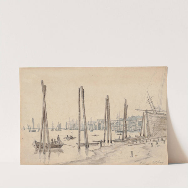 The Coastline of Altona Seen from the East by Martinus Rørbye