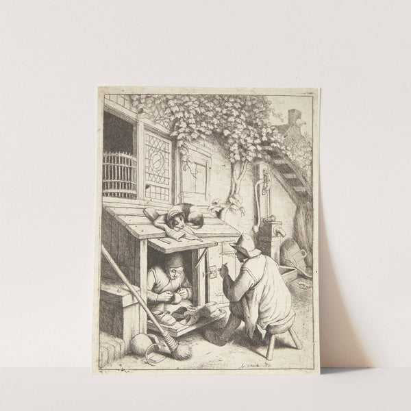 The cobbler (1672) by Adriaen van Ostade