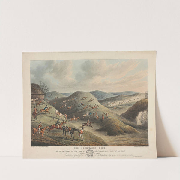 The Cock-Tails Done (1834) by Henry Thomas Alken