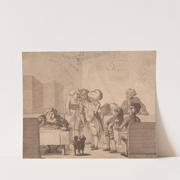 The coffee-house by Henry William Bunbury