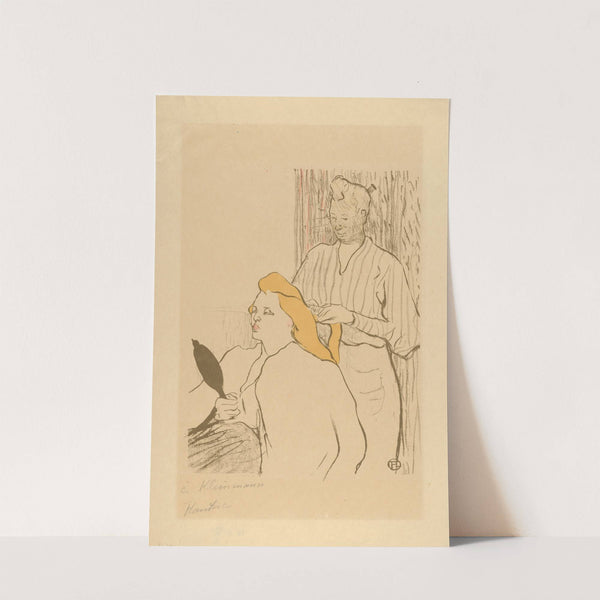 The Coiffure (Playbill for the Théâtre Libre) (1893) by Henri de Toulouse-Lautrec