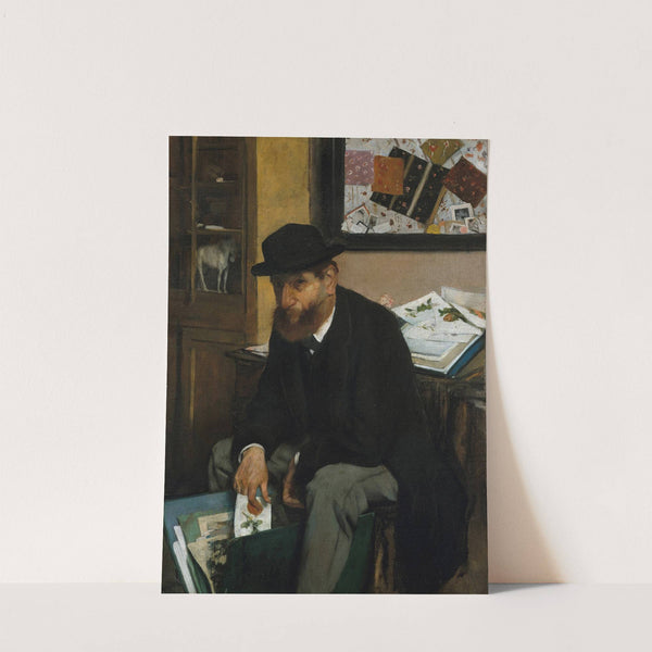 The Collector of Prints (1866) by Edgar Degas