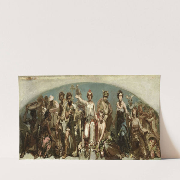 The Colonies Pay Tribute to the Dutch Maiden (1852) by Charles Rochussen