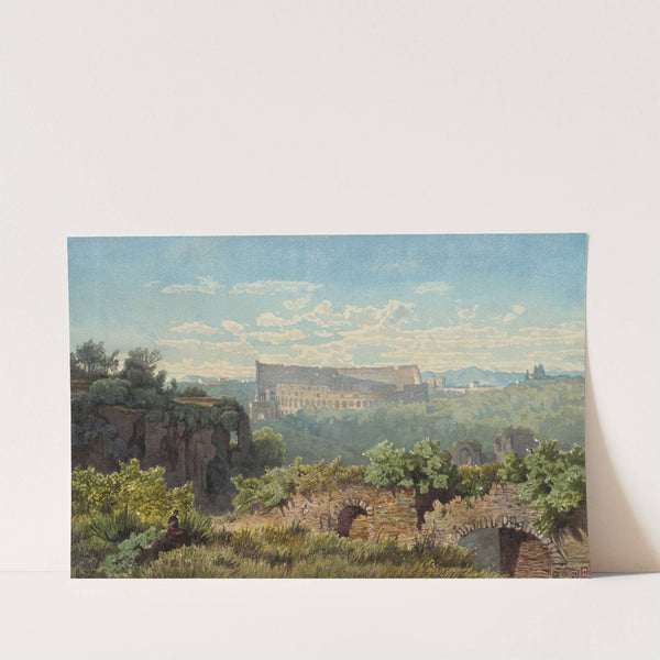 The Colosseum Seen from the Palatine Hill by Julius Zielke