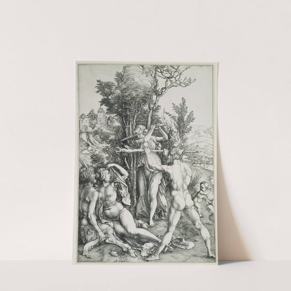 The Combat of Vitue and Pleasure in the Presence of Hercules (ca. 1498) by Albrecht Dürer