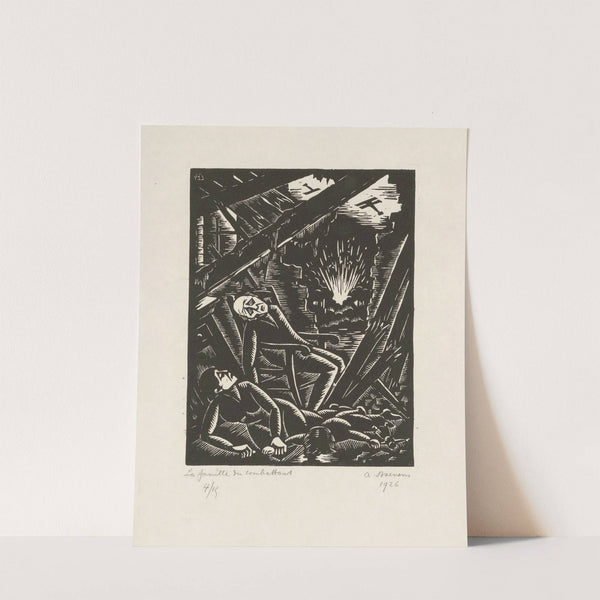 The combatant’s family (1926) by Albert Daenens