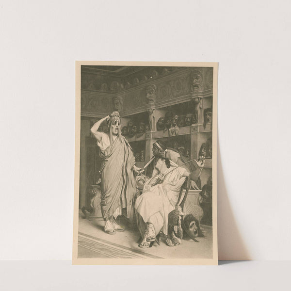 The comedians (1881) by Jean-Léon Gérôme