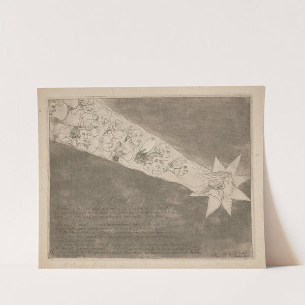 The comet (1789) by James Sayers
