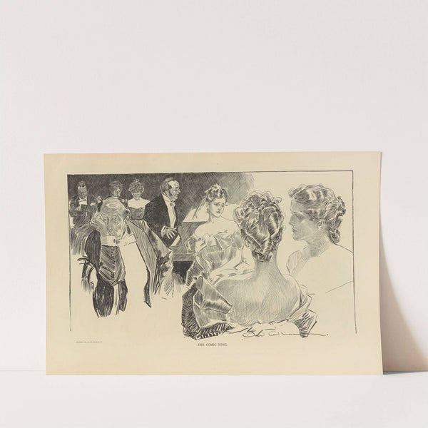 The comic song (1893-1900) by Charles Dana Gibson