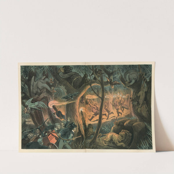 The coming conflagration in the European forest by Friedrich Graetz