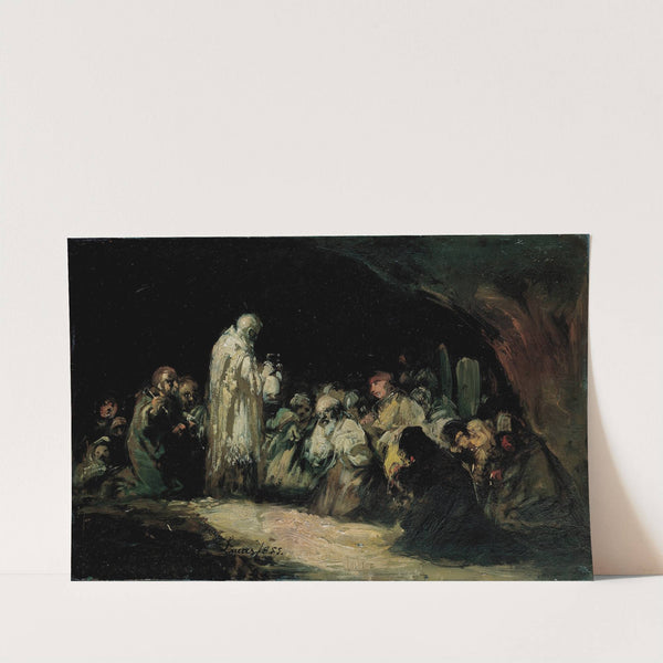 The Communion (1855) by Eugenio Lucas Velázquez