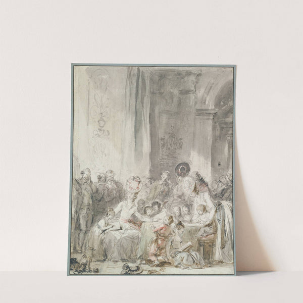 The Competition by Jean-Honoré Fragonard