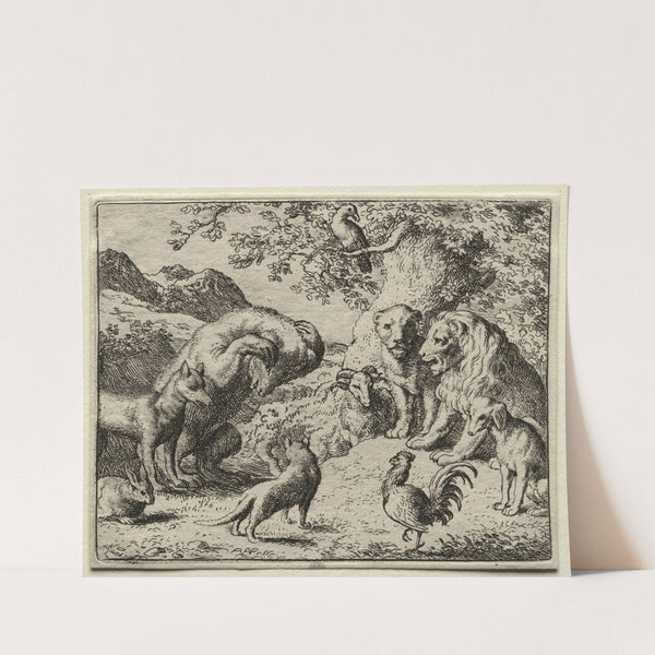 The Complaint of the Bear (1650–1675) by Allaert van Everdingen