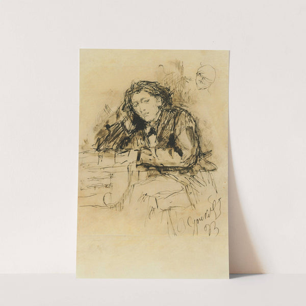 The composer Anton Rubinstein (1829-1894) by Vasily Surikov