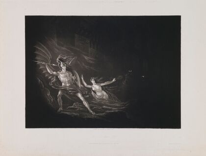 The Conflict Between Satan and Death (Book 2, Line 727) (1824–1827)