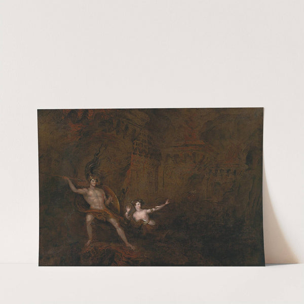 The Conflict Between Satan And Death by John Martin