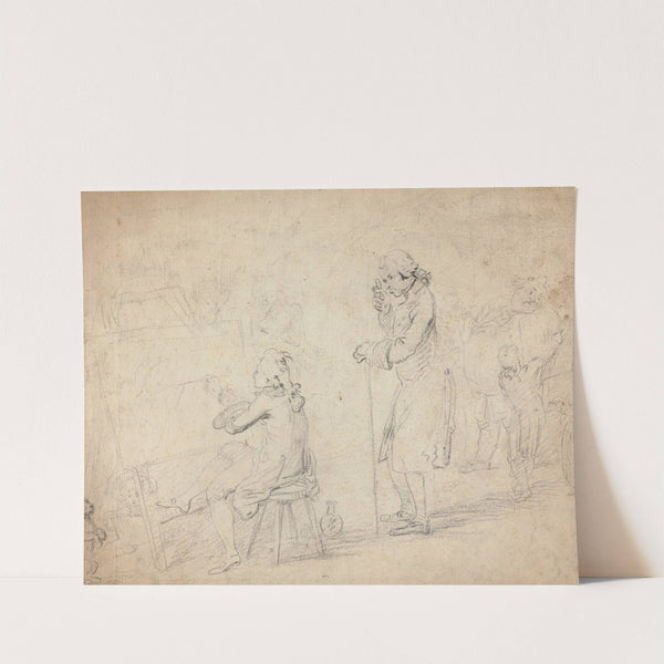 The Connoisseur by Benjamin West