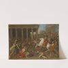 The Conquest Of Jerusalem By Emperor Titus by Nicolas Poussin