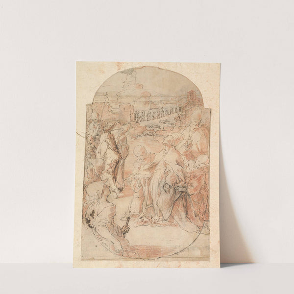 The Consecration of the Site of a Church in Rome by a Pope by Giovanni Lanfranco