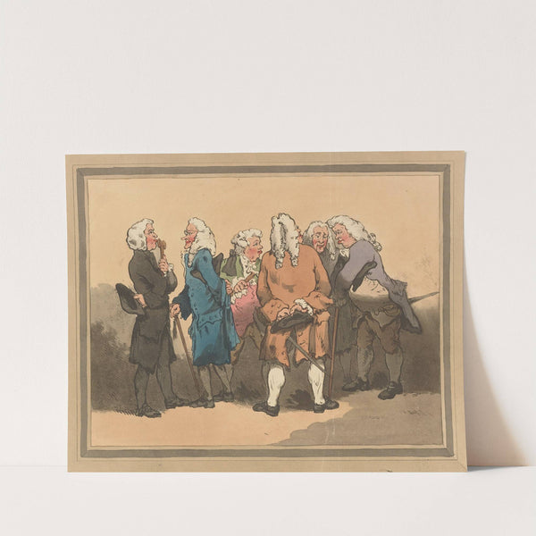 The consultation (1792) by Thomas Rowlandson