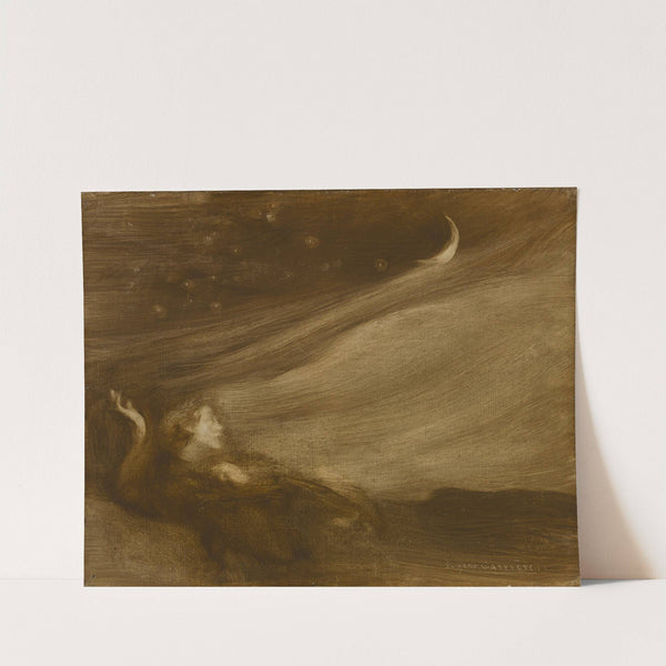 The Contemplator (1901) by Eugène Carriere