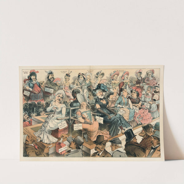 The contest of beauty by Joseph Ferdinand Keppler