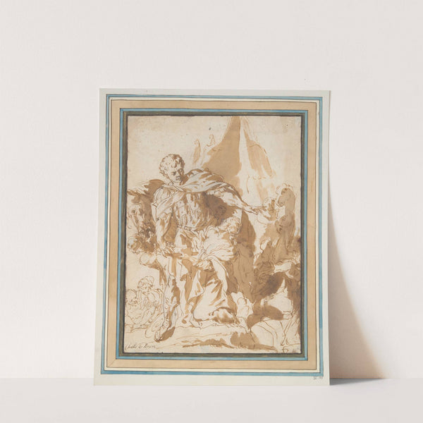 The Continence of Scipio by Circle of Charles Le Brun