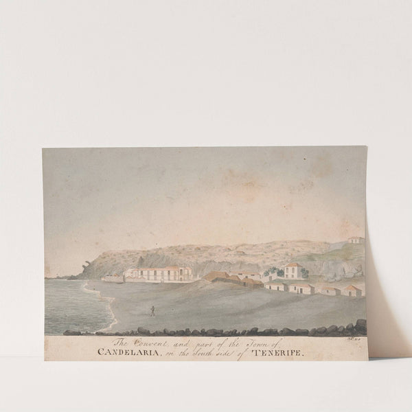 The Convent and Part of the Town of Candelaria, on the south side of Tenerife by Alfred Diston