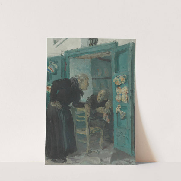 The Conversation, Capri (1933) by Alexandre Jacovleff