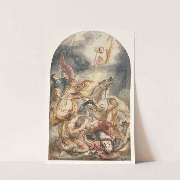 The Conversion of Saul with Christ and the Cross (c. 1645–47) by Jacob Jordaens