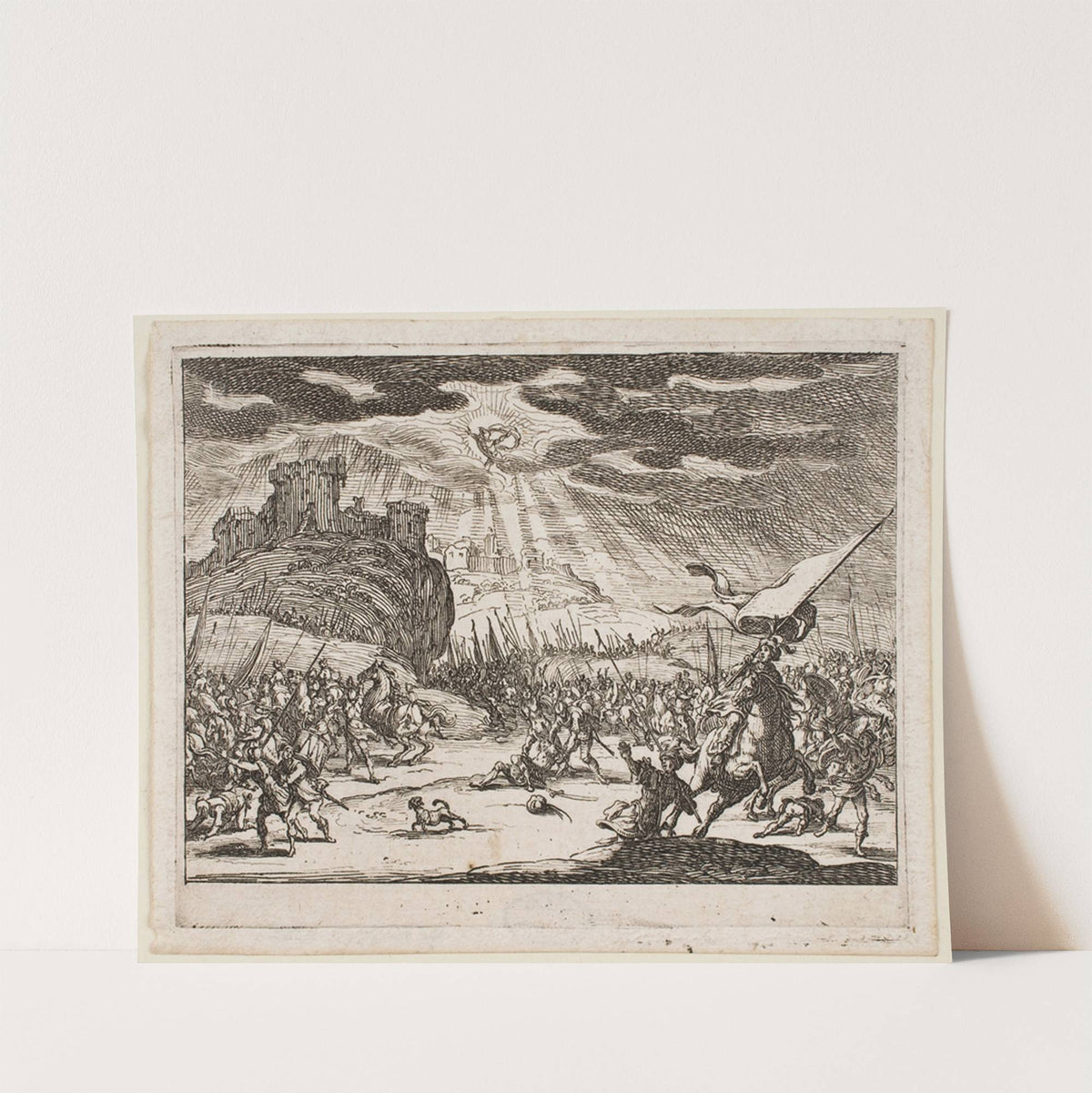 The Conversion of St. Paul (1635) by Jacques Callot