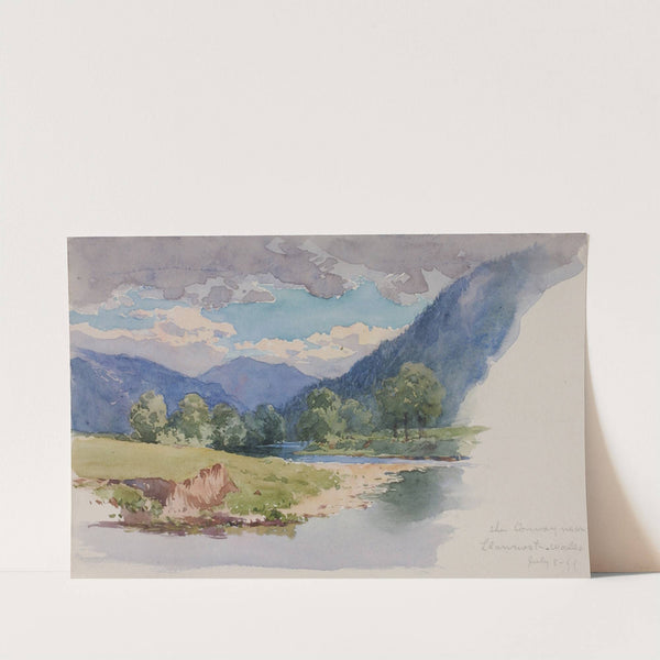 The Conway, near Llanrwst, Wales by George Elbert Burr