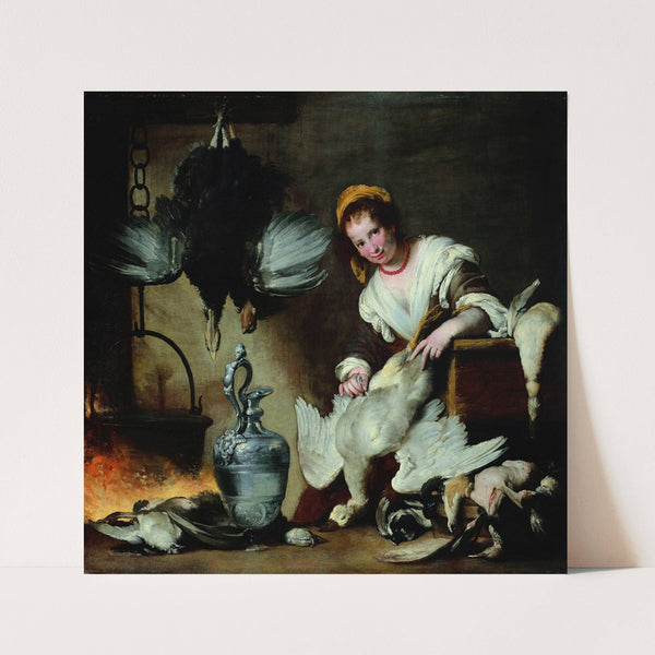 The Cook (circa 1625) by Bernardo Strozzi