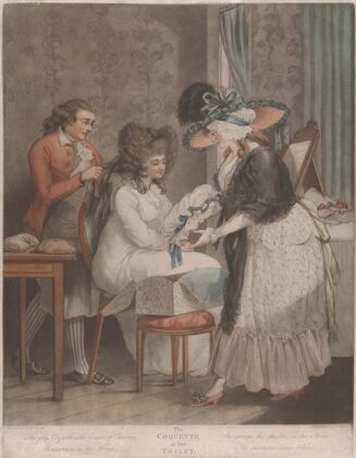 The Coquette at Her Toilet