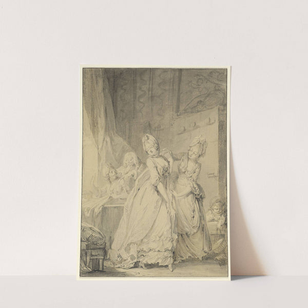 The Coquette by Pierre-Antoine Baudouin