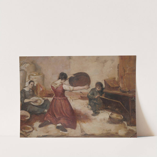 The corn sifters (les cribleuses de blé) by Gustave Courbet