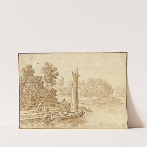 The Corner of the Bulwark at Utrecht by Herman Saftleven